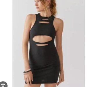 NWT Medium Out From Under Christie Slashed Mini Dress